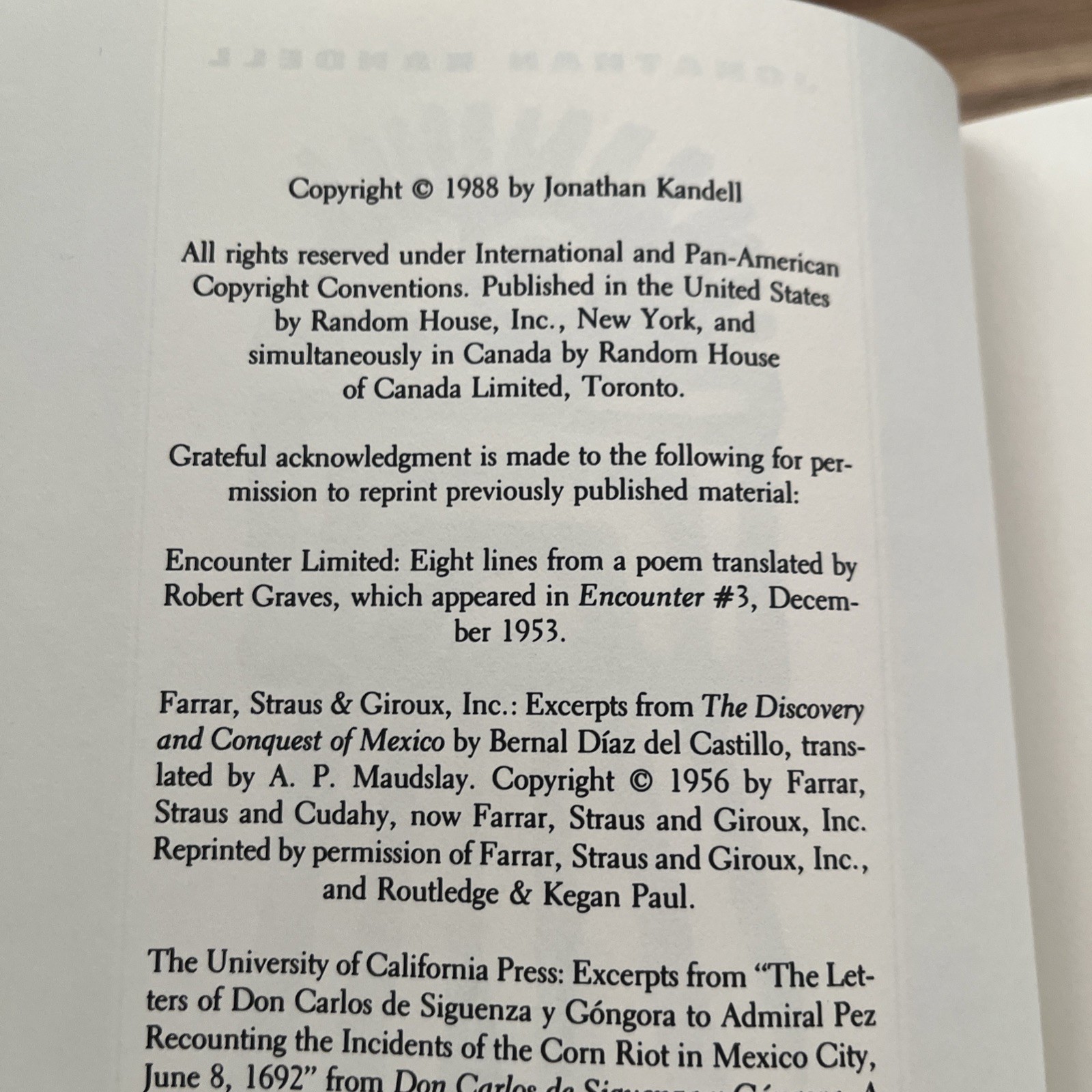 La Capital : The Biography of Mexico City by Jonathan Kandell Hardcover