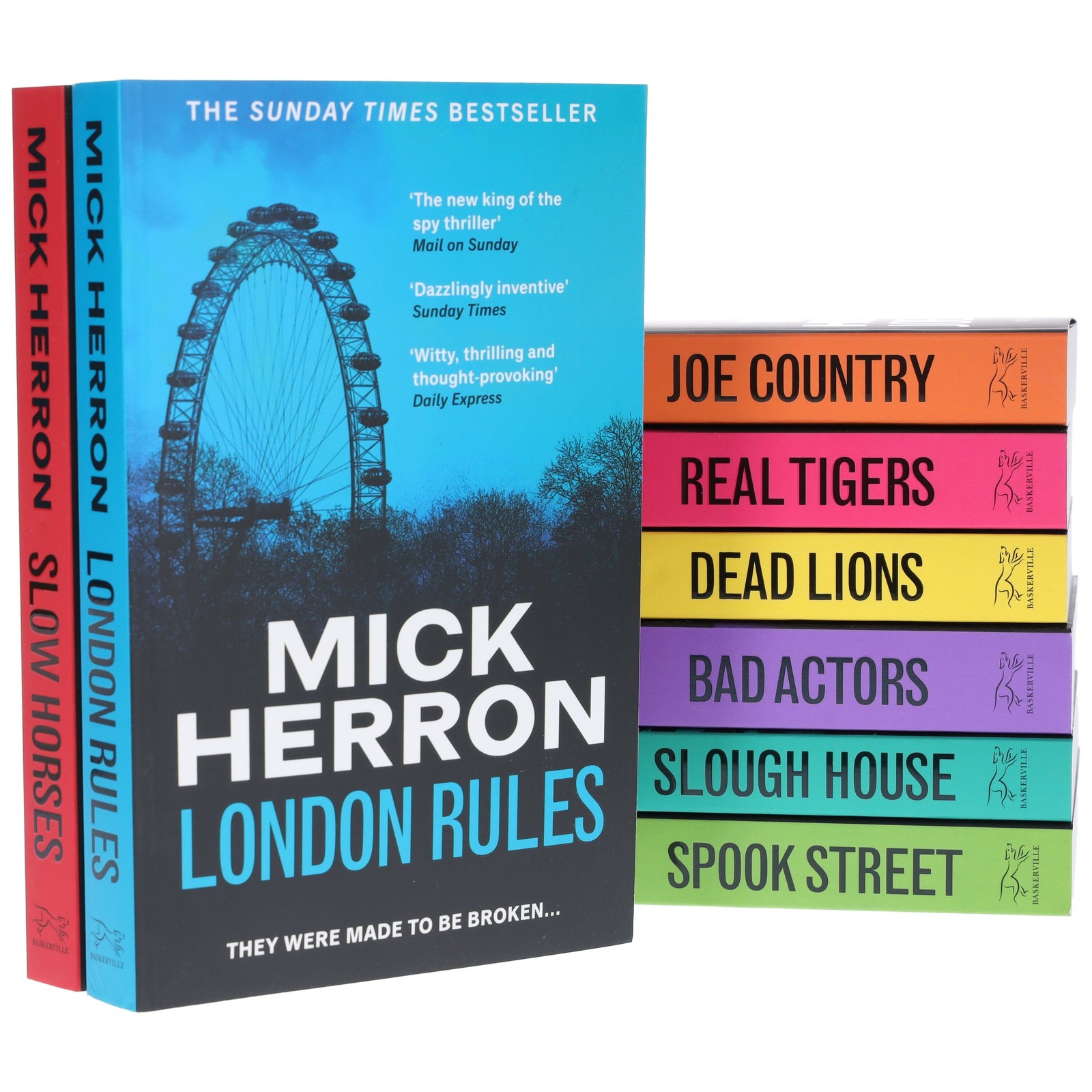 Slough House Series: Book 1-8 by Mick Herron Complete 8 Books Set – Fiction – PB