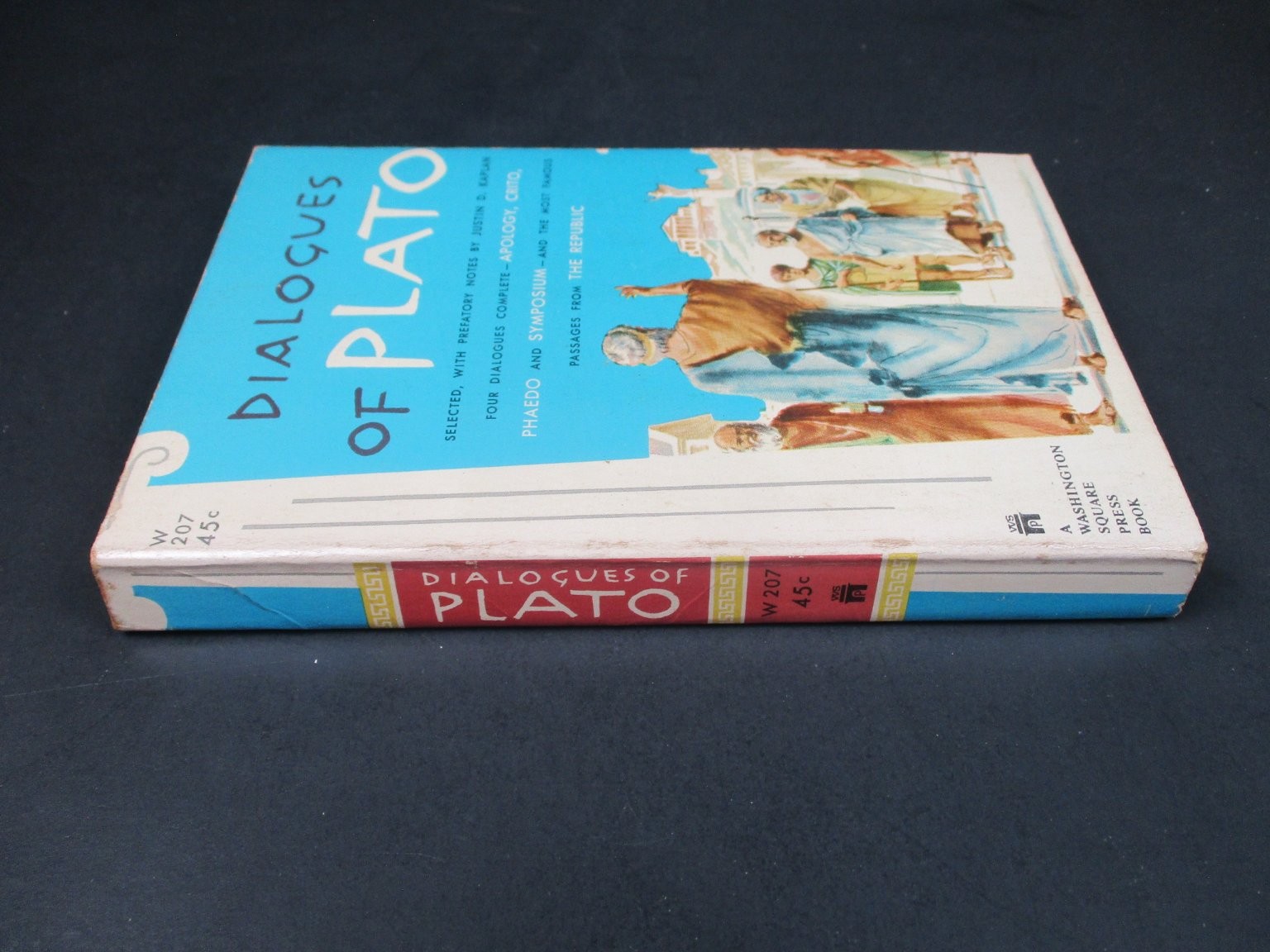 Dialogues of Plato by Justin D. Kaplan 1961 Trade Paperback Philosophy PB