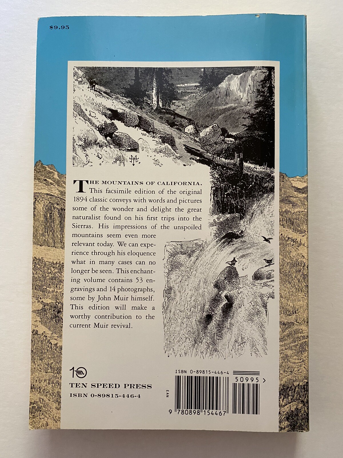 The Mountains Of California by John Muir, Ten Speed Press 1991