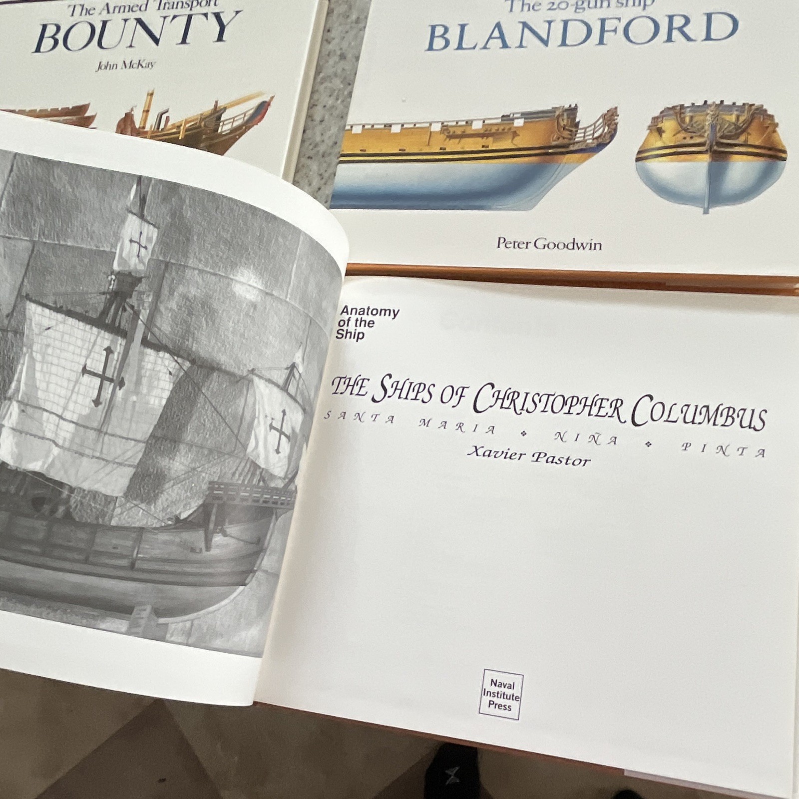 Anatomy of the Ship (Lot of 12) Essex, Diana, Christopher Columbus, Caroline etc