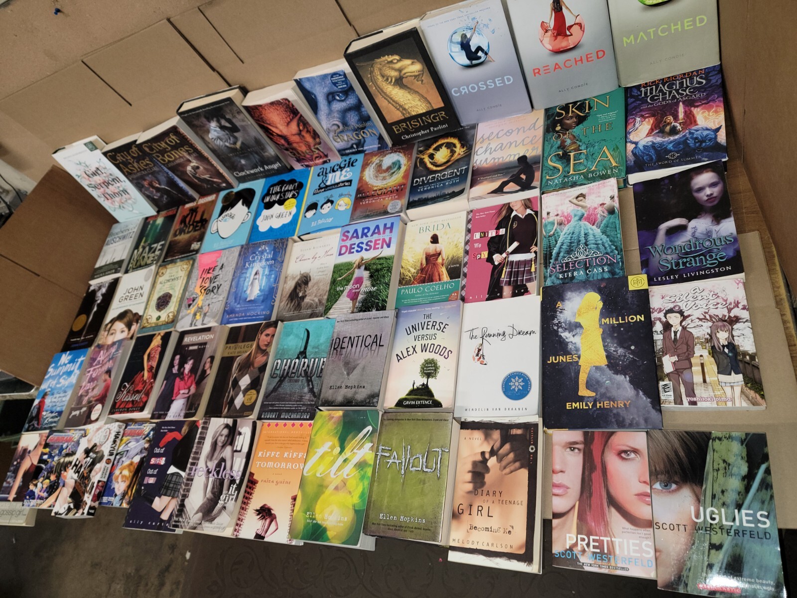 Lot of 20 Young Adults YA PRE-Teen Youth RANDOM STORY CHAPTER UNSORTED BOOKS MIX