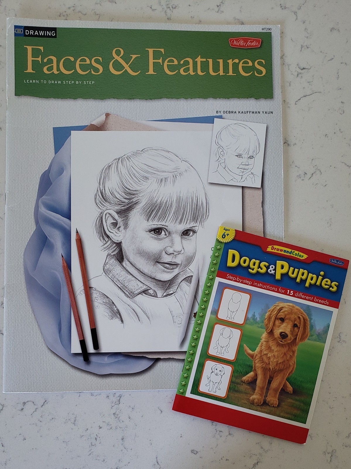 Drawing: Faces & Features: Learn to Draw Step by Step D. Kauffman Yaun Xtra Book