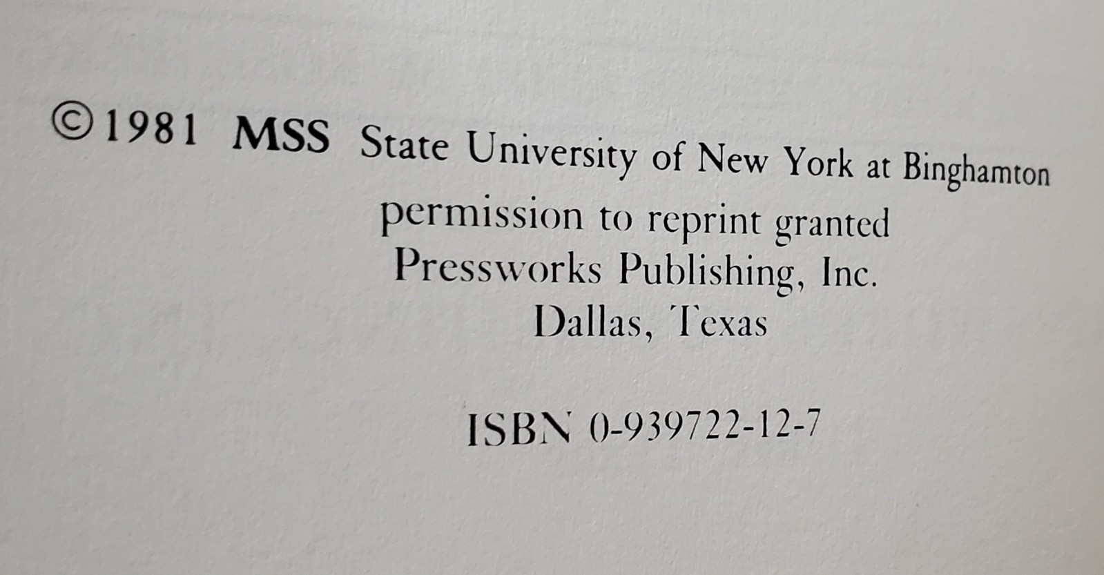 Vintage Literary Collection Signed/Limited (1/276) Edition HC MSS SPRING 1981