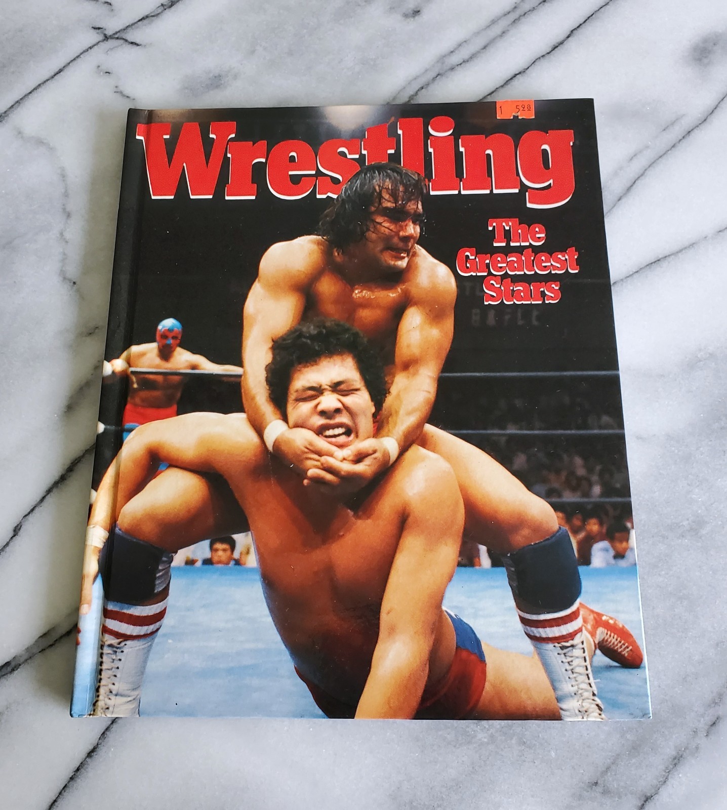 WRESTLING : THE GREATEST STARS 1987 HC Book Hulk Hogan Dusty Rhodes Rick Flair