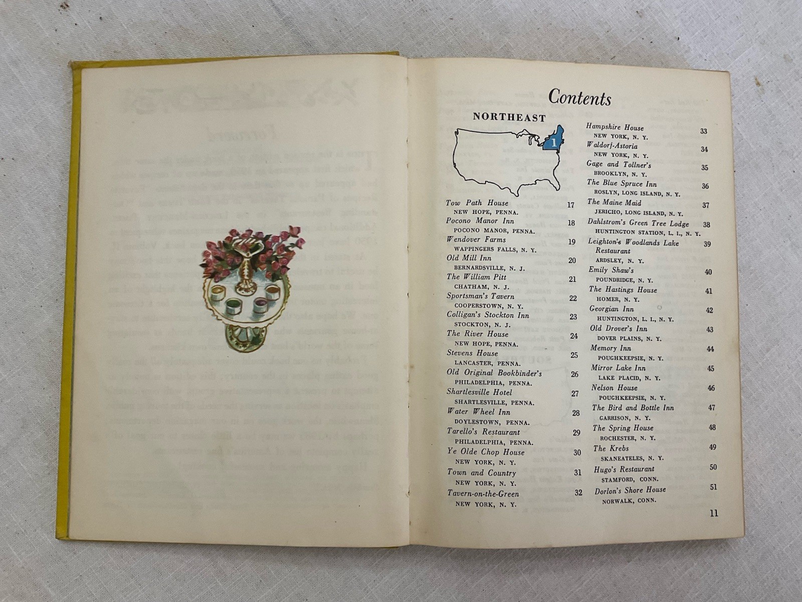 The Ford Treasury Of Favorite Recipes From Famous Eating Places 1950’s Cookbook