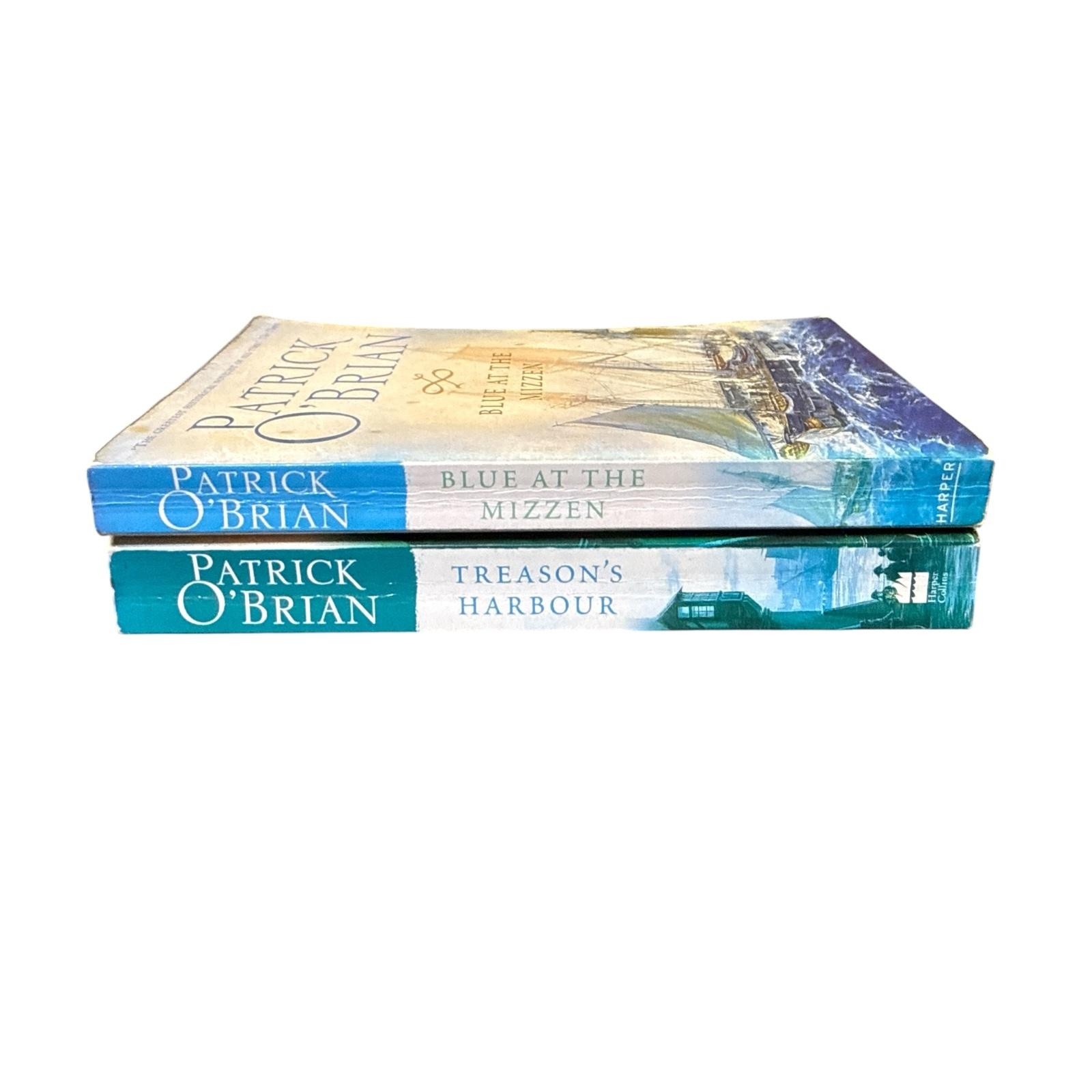 Patrick O’Brian 2 Book Set Blue At The Mizzen Treason’s Harbour PB Fiction Naval