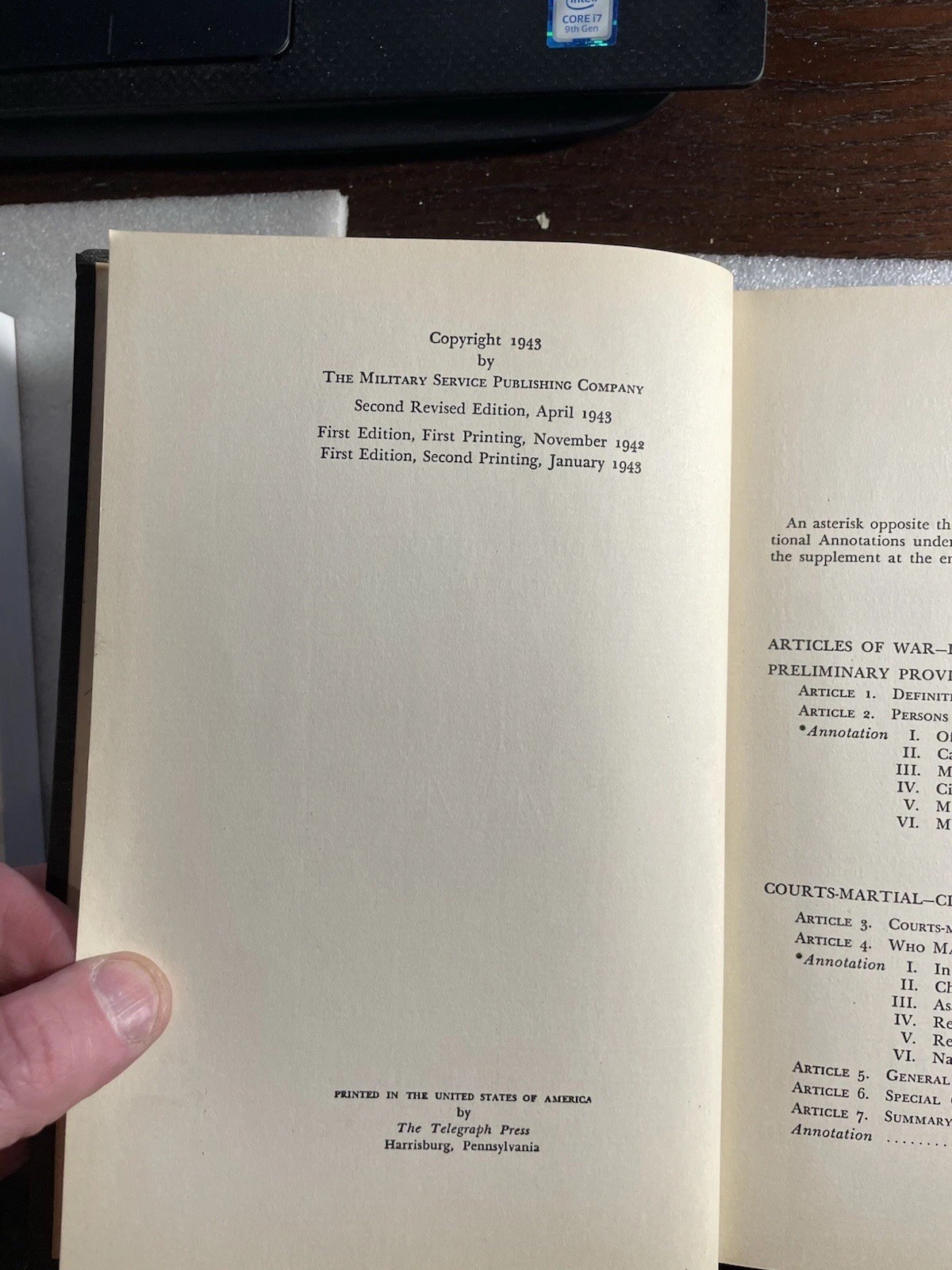 The Articles Of War – Annotated – World War 2 – 1943