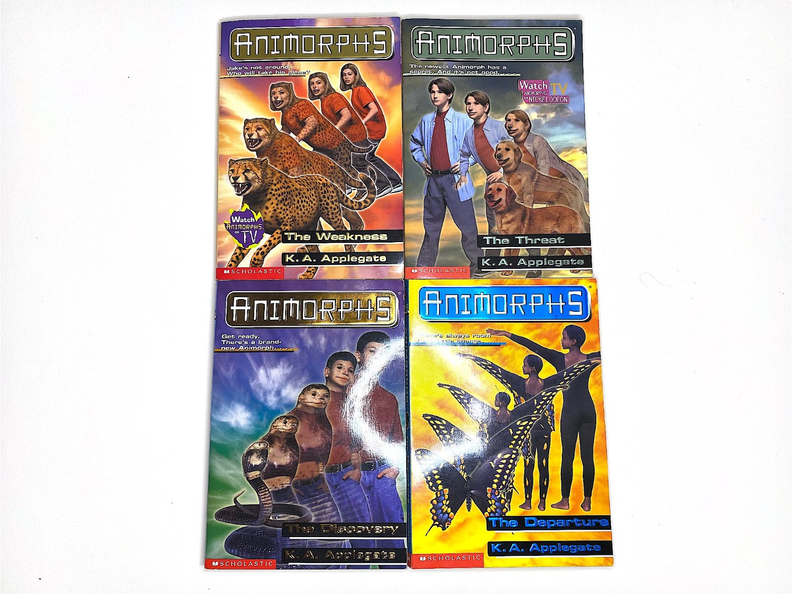 Animorphs 9 Book Assortment (Paperback) #6, 8, 10, 14, 17, 19, 20, 21, 37