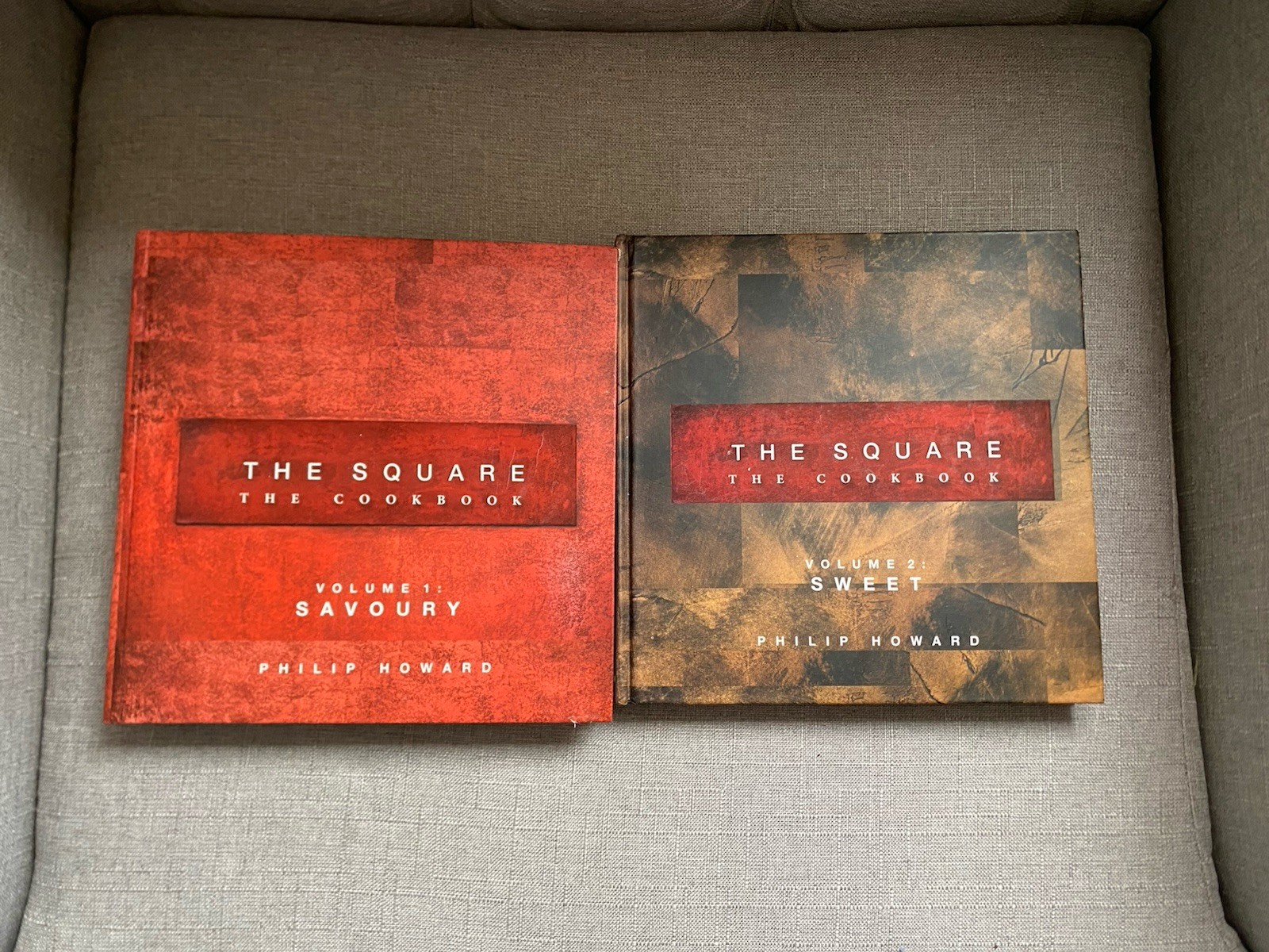The Square Cookbook (Vol 1 Savory + Vol 2 Sweet) SIGNED BY CHEF Philip Howard