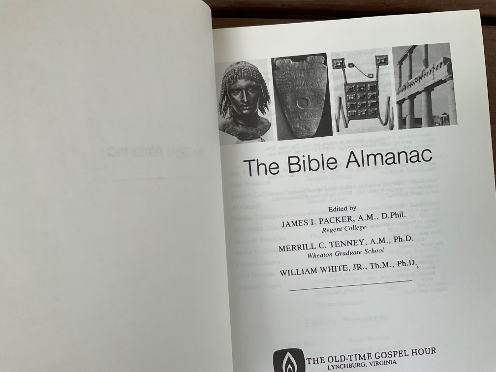 The Bible Almanac : A Comprehensive Handbook 1980 Hardcover