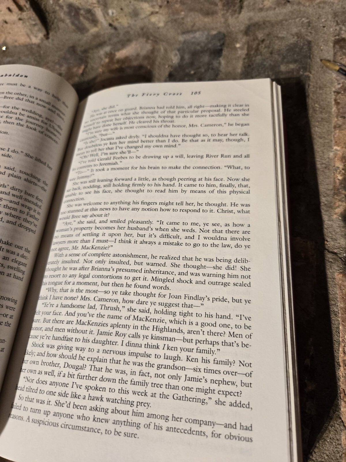 Book Outlander Ser.: The Fiery Cross by Diana Gabaldon 2005 Hardback