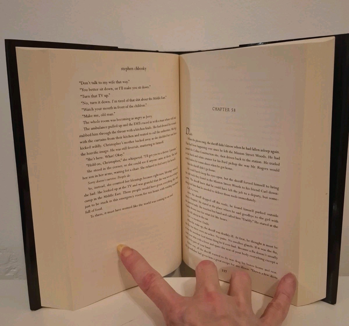 Stephen Chbosky IMAGINARY FRIEND Hardcover Horror Novel W/Dust Jacket English
