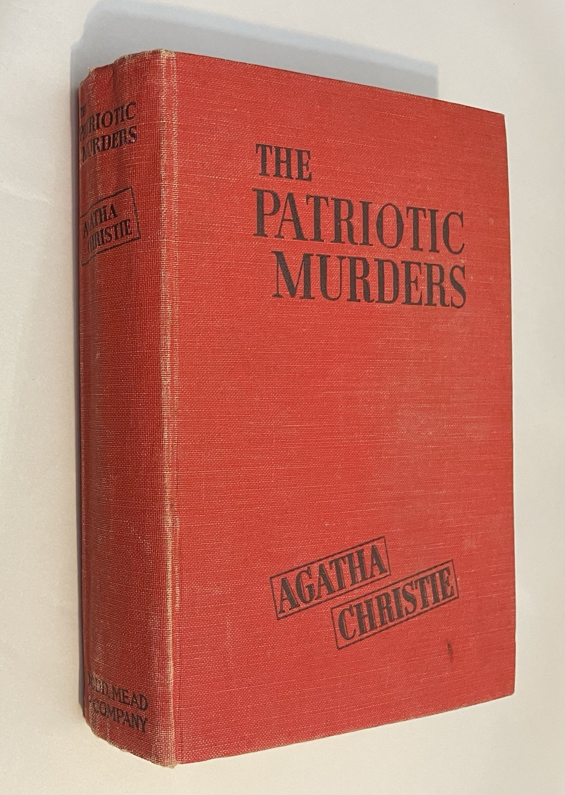 AGATHA CHRISTIE THE PATRIOTIC MURDERS First Edition 1941 Dodd Mead Red Badge