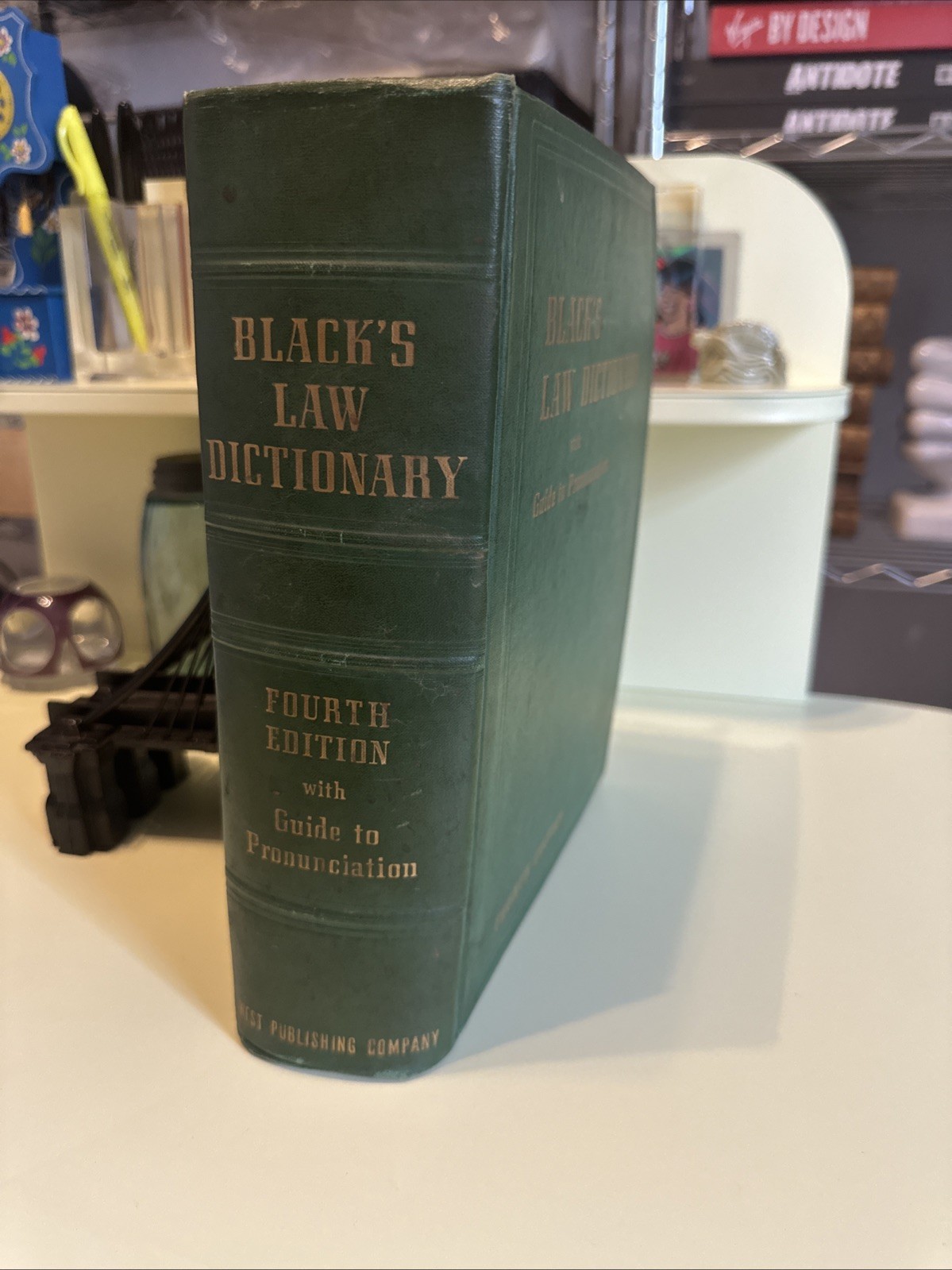 BLACKS LAW DICTIONARY FOURTH EDITION WEST PUBLISHING 1951 HENRY CAMPBELL HC BOOK