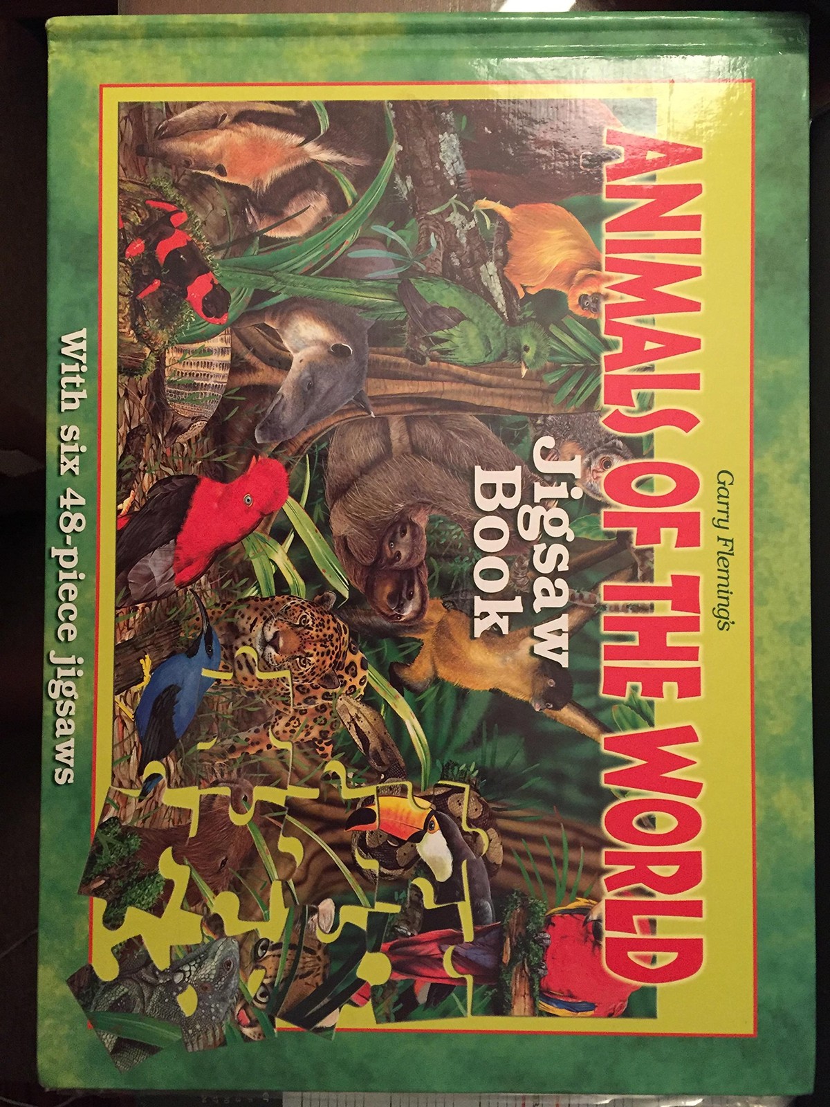 Animals of the World Jigsaw Book – hardcover Fleming, Garry