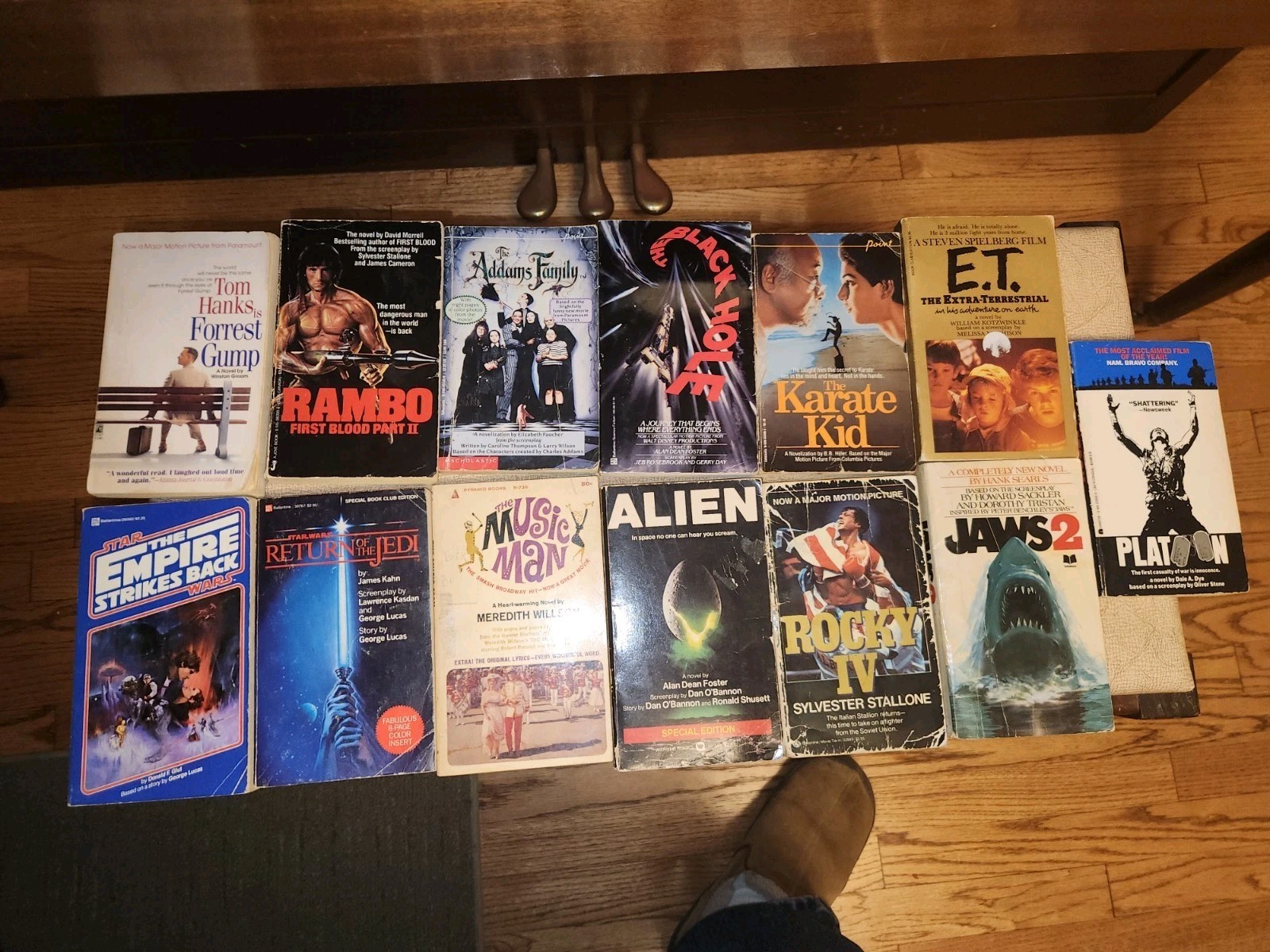 13 Vintage Movie Novelization Paperback Books – E.T., Rambo, Alien, Jaws 2