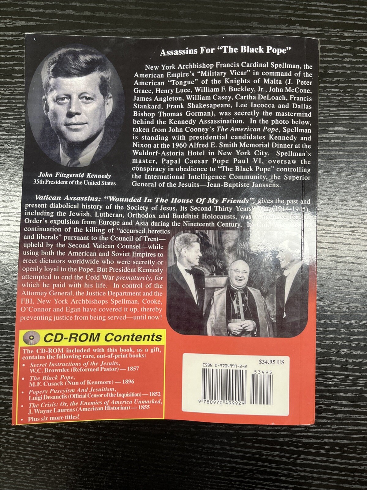 Vatican Assassins, Wounded in the House of My Friends by Eric Jon Phelps,Reprint