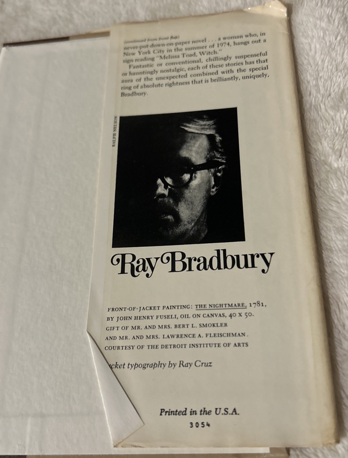 Ray Bradbury Long After Midnight BCE HCDJ 1975 Borzoi Books USED