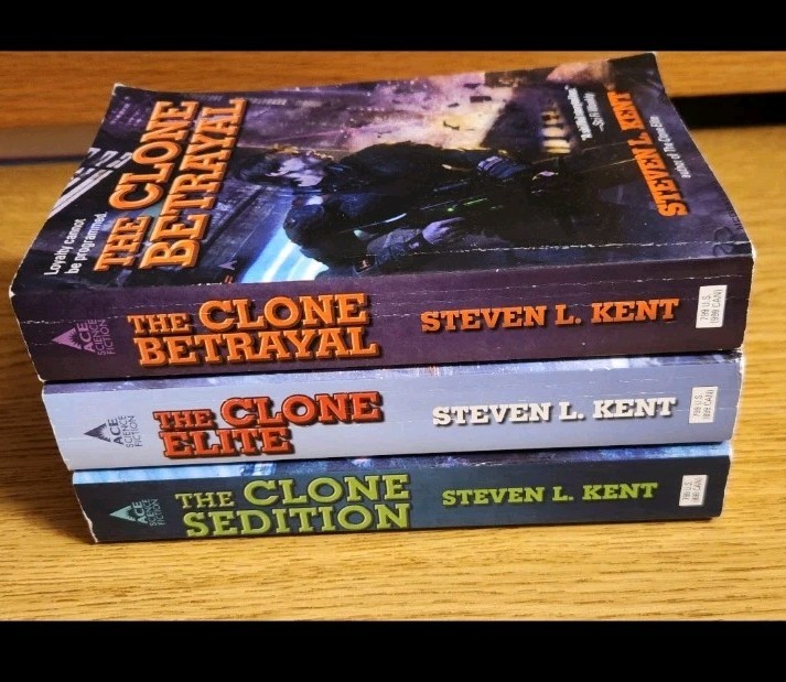 Steven L. Kent Lot Of 3 Sci-Fi Paperback Books