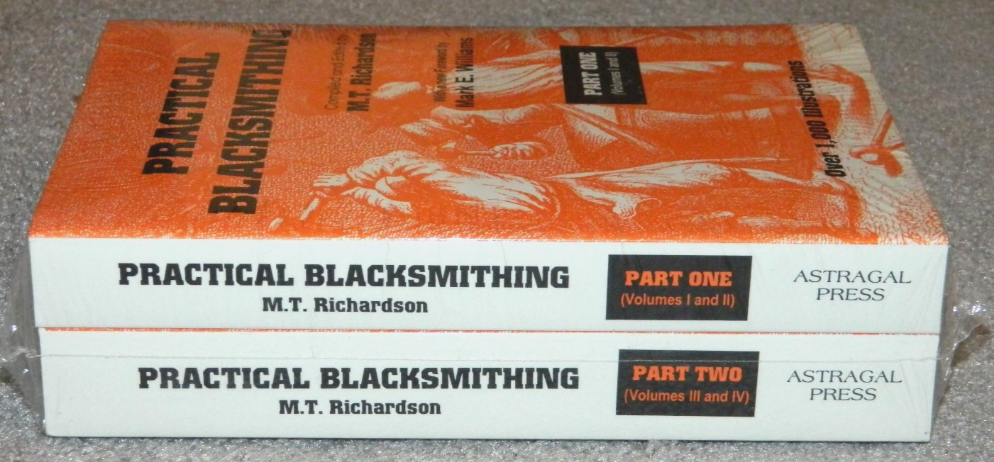 Practical Blacksmithing Part 1 & 2, Volumes I, II, III, IV MT Richardson SEALED