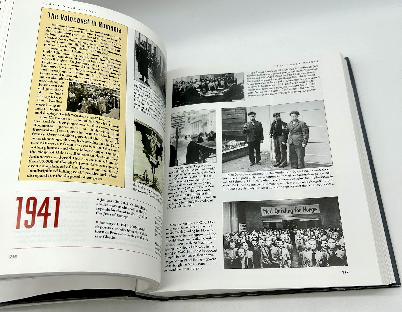 Lot Of 2 The Holocaust Chronicle Hardback Books 2003 & 2017 GUC