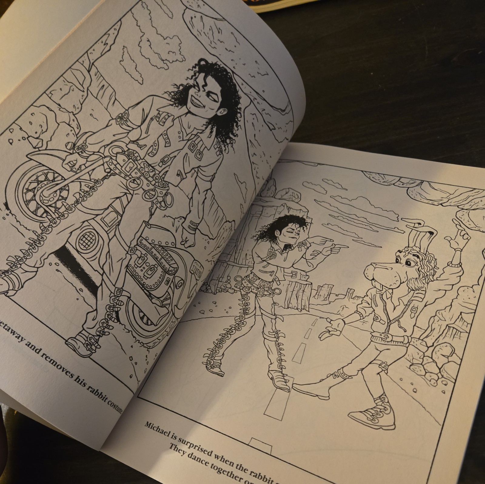 First Edition Michael Jackson (NOS) Moonwalker 1988 Coloring Book Brand New Gift