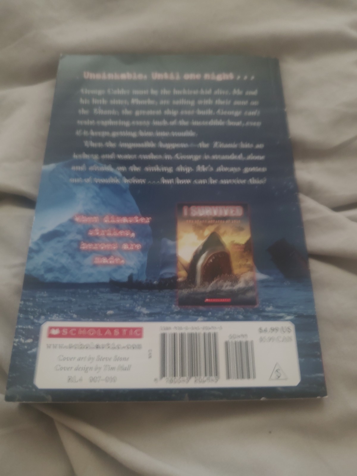 I Survived the Sinking of the Titanic, 1912 (I Survived #1) by Lauren Tarshis…