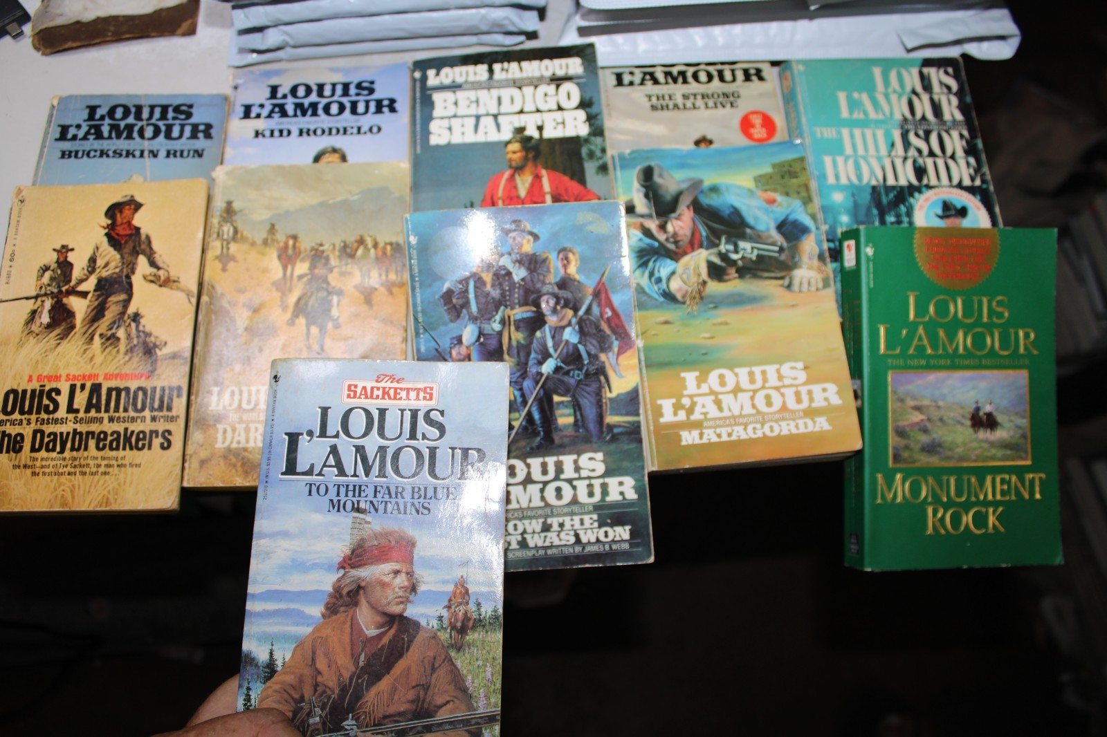 Louis L’Amour Vintage Paperback Set Of 10 Books