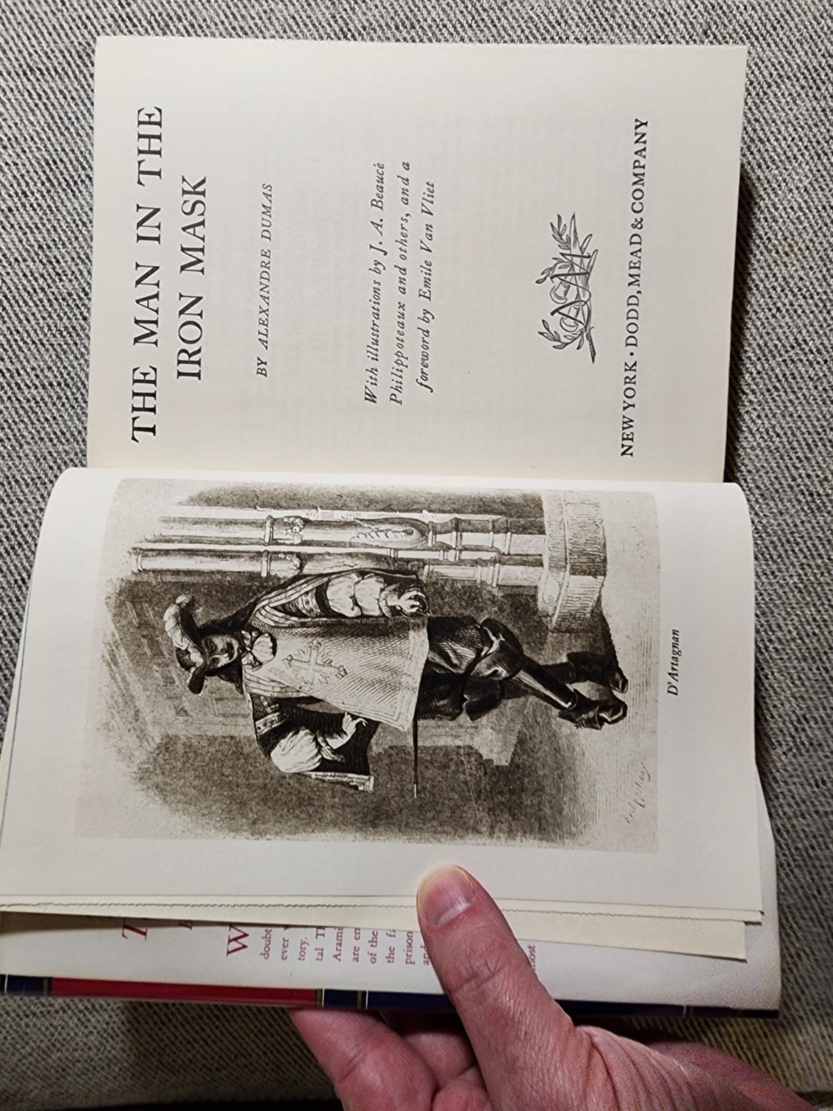 The Man in the Iron Mask – Alexandre Dumas 1944 HC w/ DJ