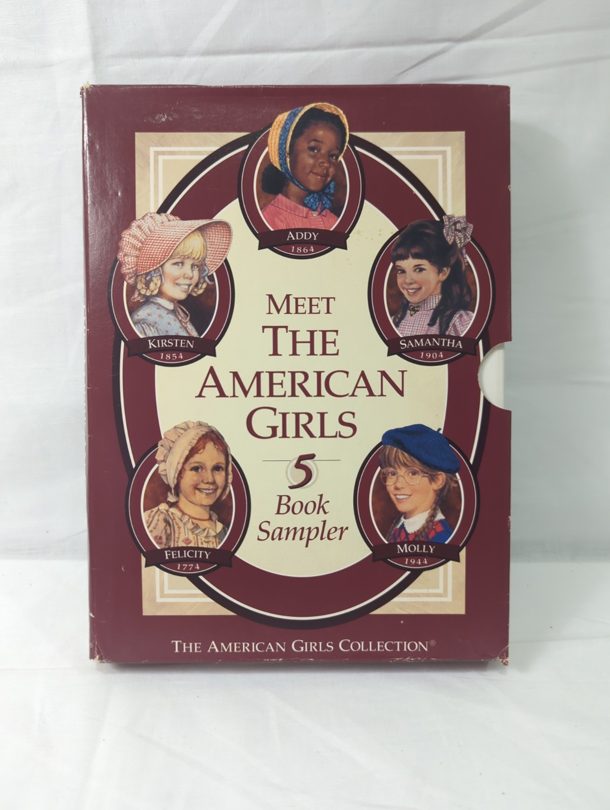 Meet The American Girls 5 BookSampler Felicity, Molly, Kirsten, Addy, Sam 1st Ed