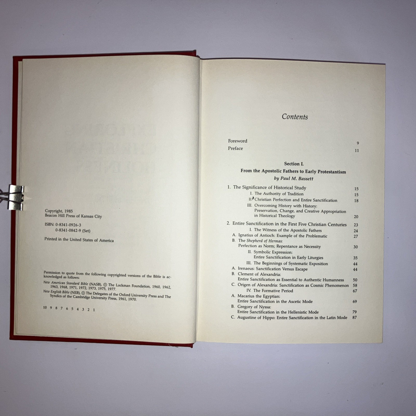 Exploring Christian Holiness by Bassett And Greathouse – 3 Volume Set, 1983