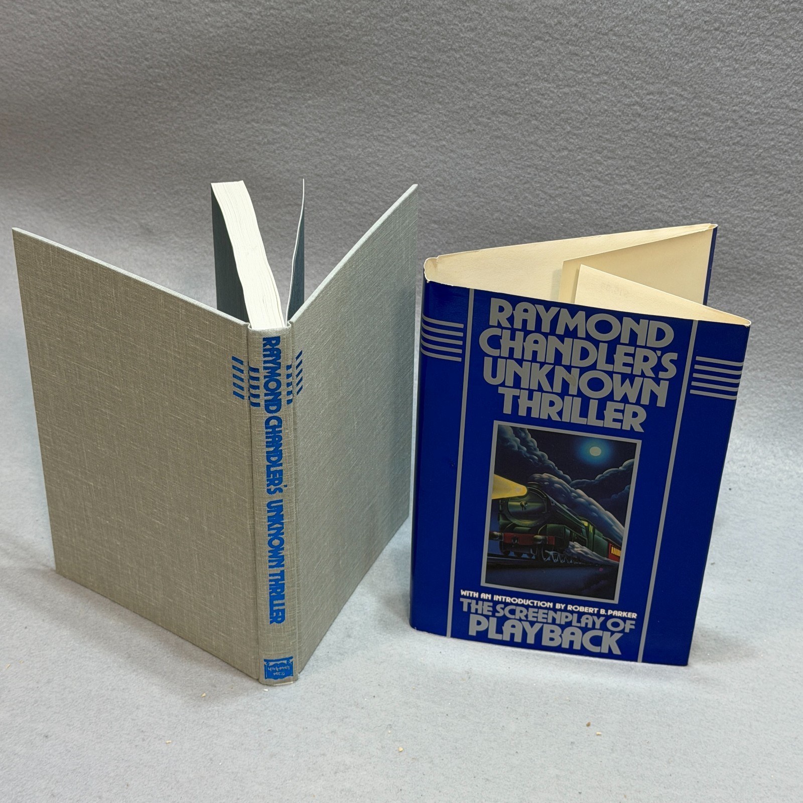 Vintage 1985 Raymond Chandler’s Unknown Thriller The Screenplay of Playback HC/D