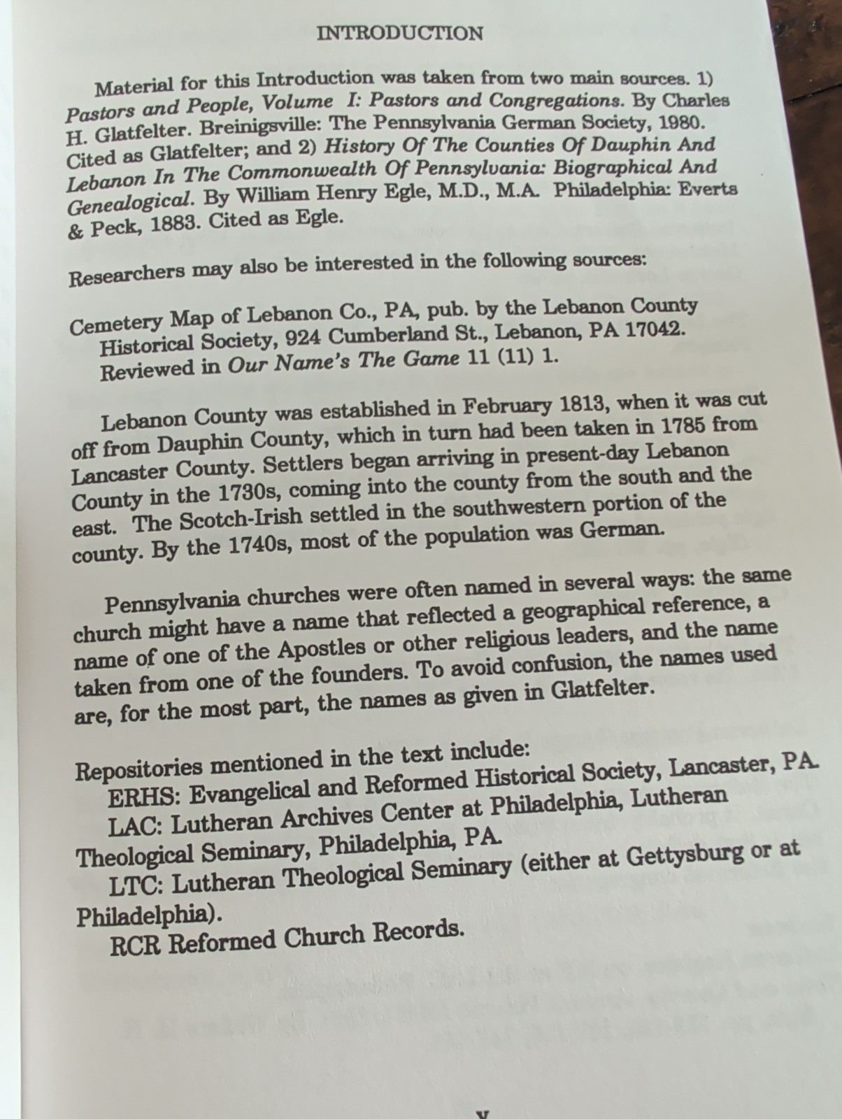 Early Church Records Of Lebanon County PA F. Edward Wright Paperback