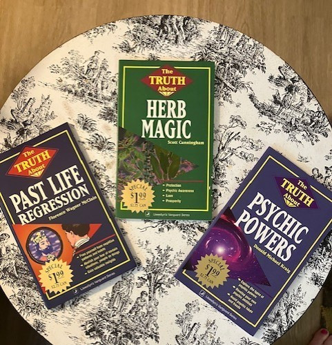 The Truth About 3 Book Lot Llewellyn Herb Magic Psychic Powers Past Life