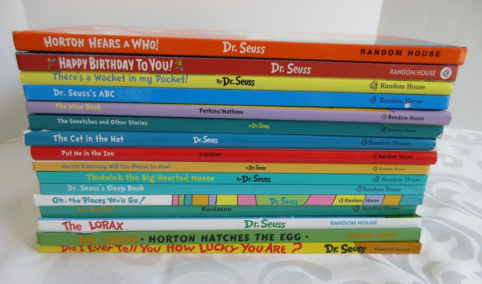 Dr. Seuss Books Lot-16 Hardcover Large Format 8.5″x11″ Random House NO DUPS