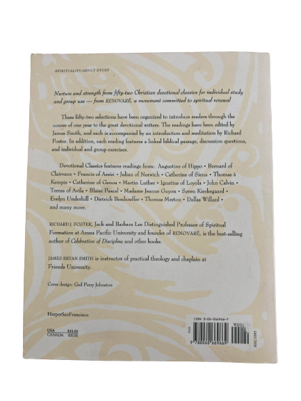 Devotional Classics by Richard J. Foster & James Bryan Smith 1993 PB