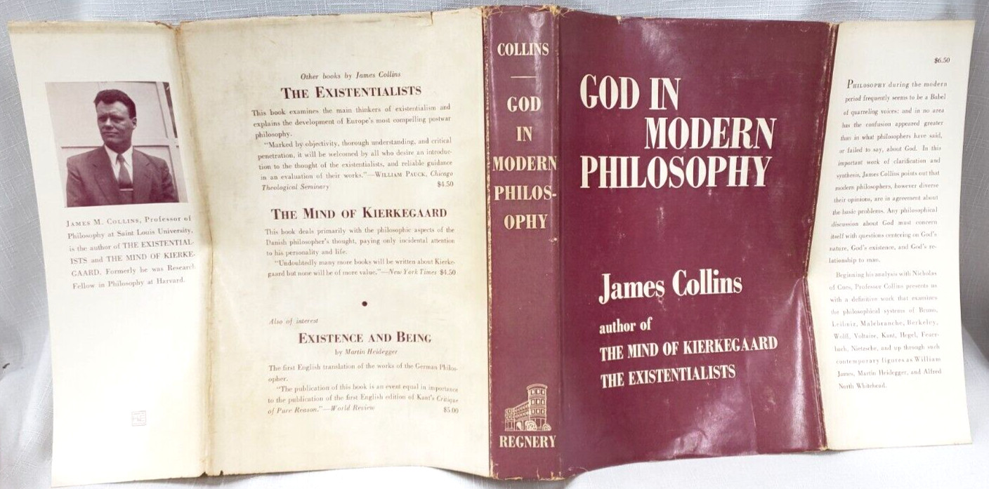 1959 GOD IN MODERN PHILOSOPHY: Spinoza, Hume, Kant,Hegel,Descartes,Nietsche,Marx