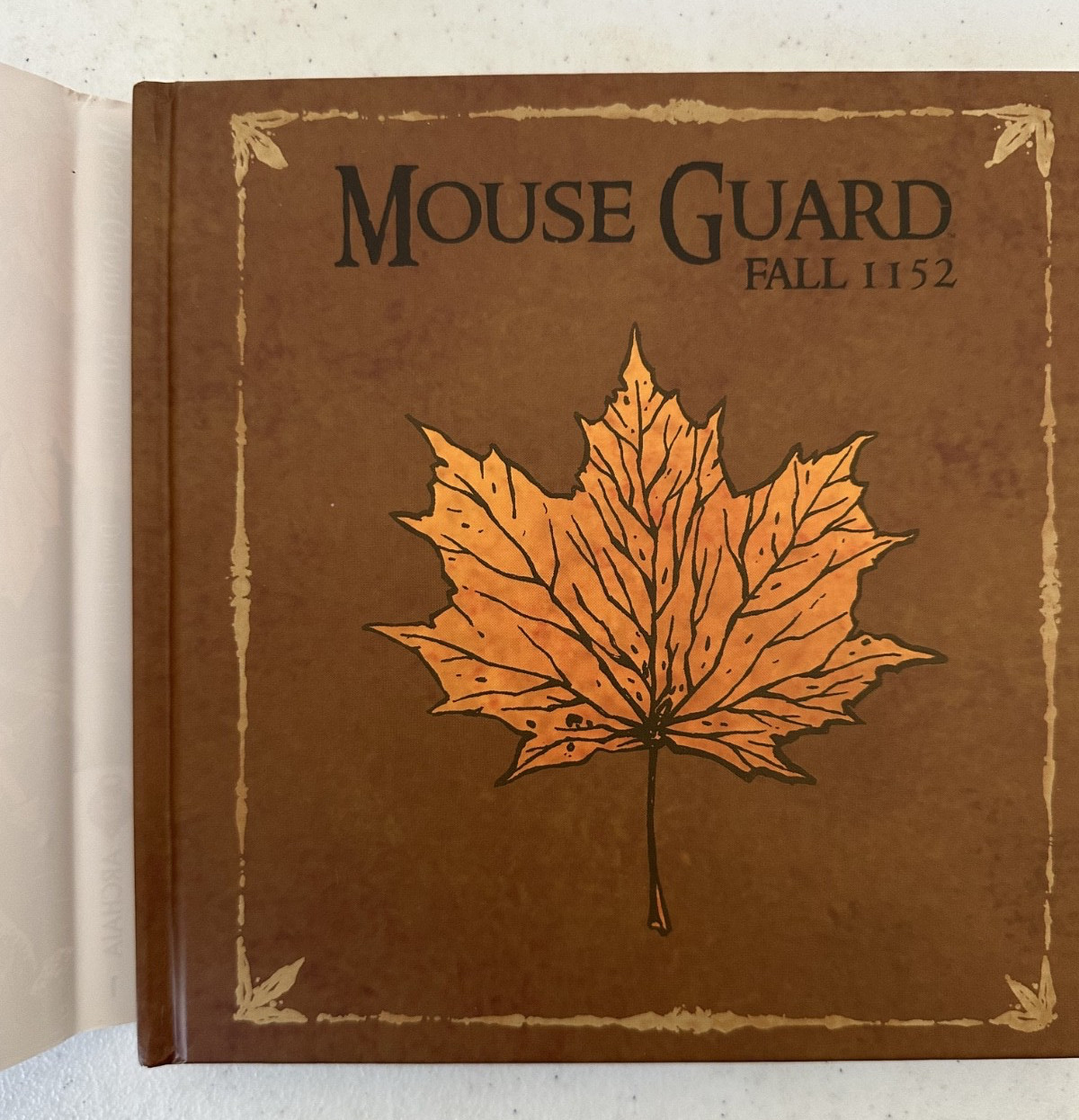 Mouse Guard Fall 1152 Baldwin the Brave Other Tales SIGNED David Petersen sketch
