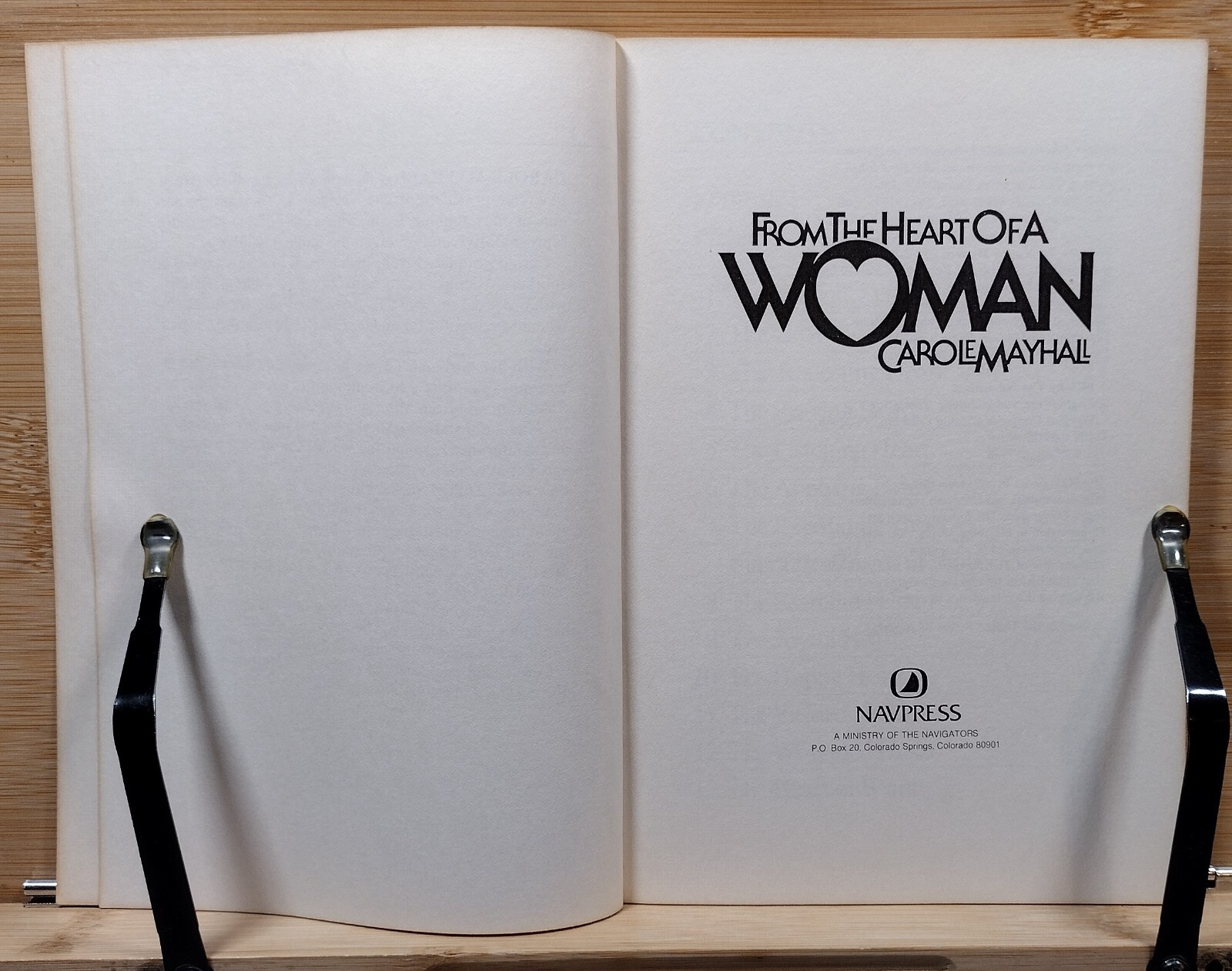 From the Heart of a Woman by Carole Mayhall (1978, Paperback) SIGNED