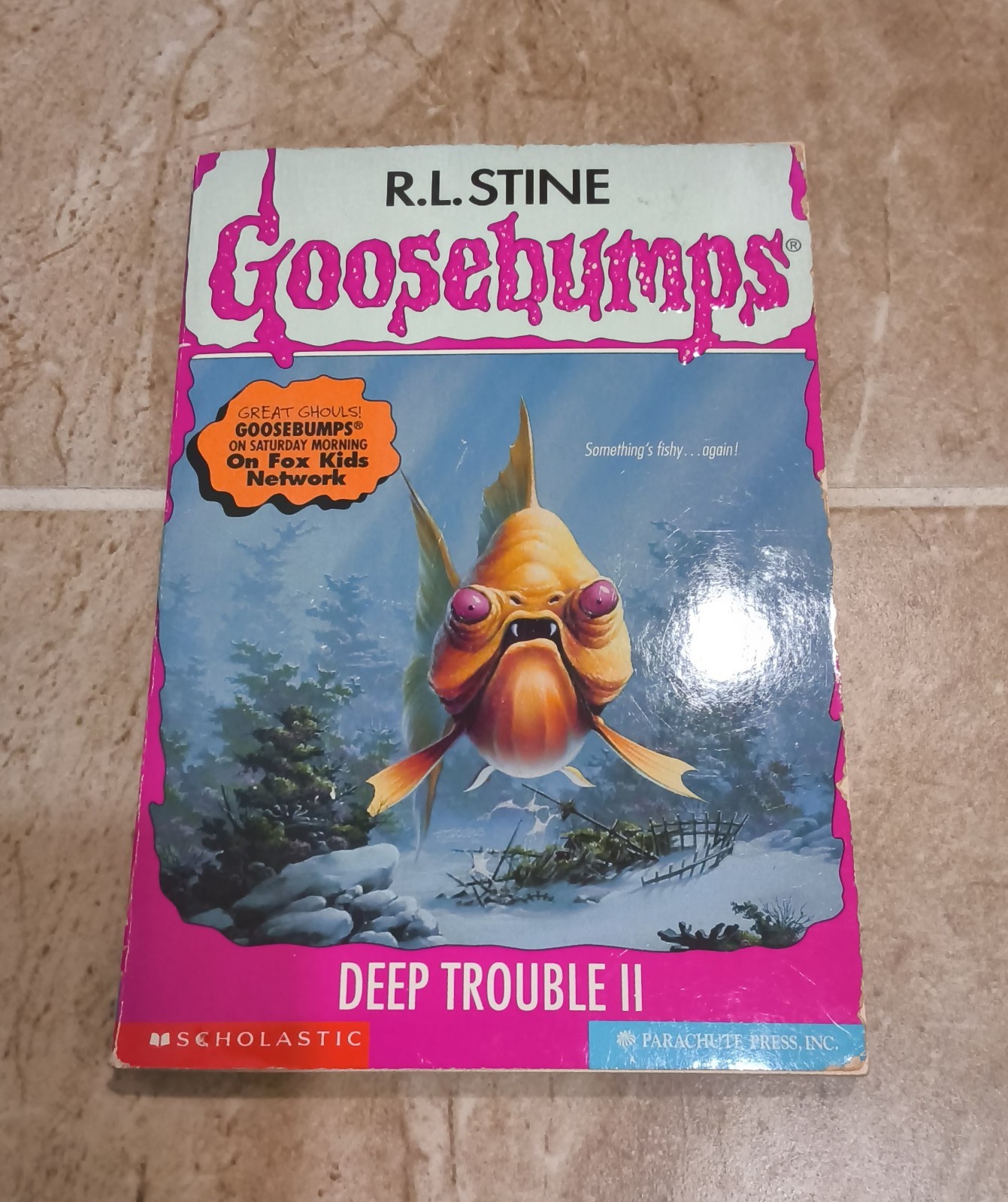 Original 1997 Goosebumps – Deep Trouble II #58 First Edition Printing RL Stine