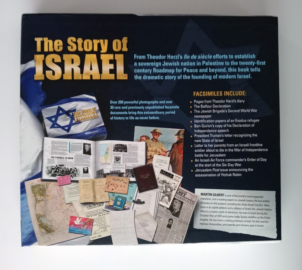 The Story of ISRAEL 60yrs Special Edition by Martin Gilbert Hardcover +Slip Case