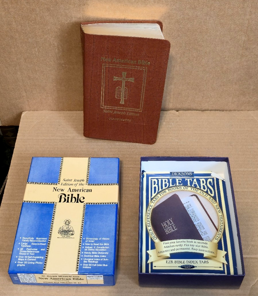 Saint Joseph Edition of the New American Bible Illustrated 609/13BN Medium Size
