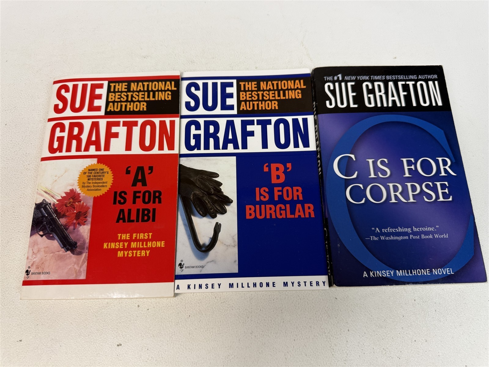 Sue Grafton Lot ALL 25 Kinsey Millhone Mystery Paperbacks A is for Alibi to Y
