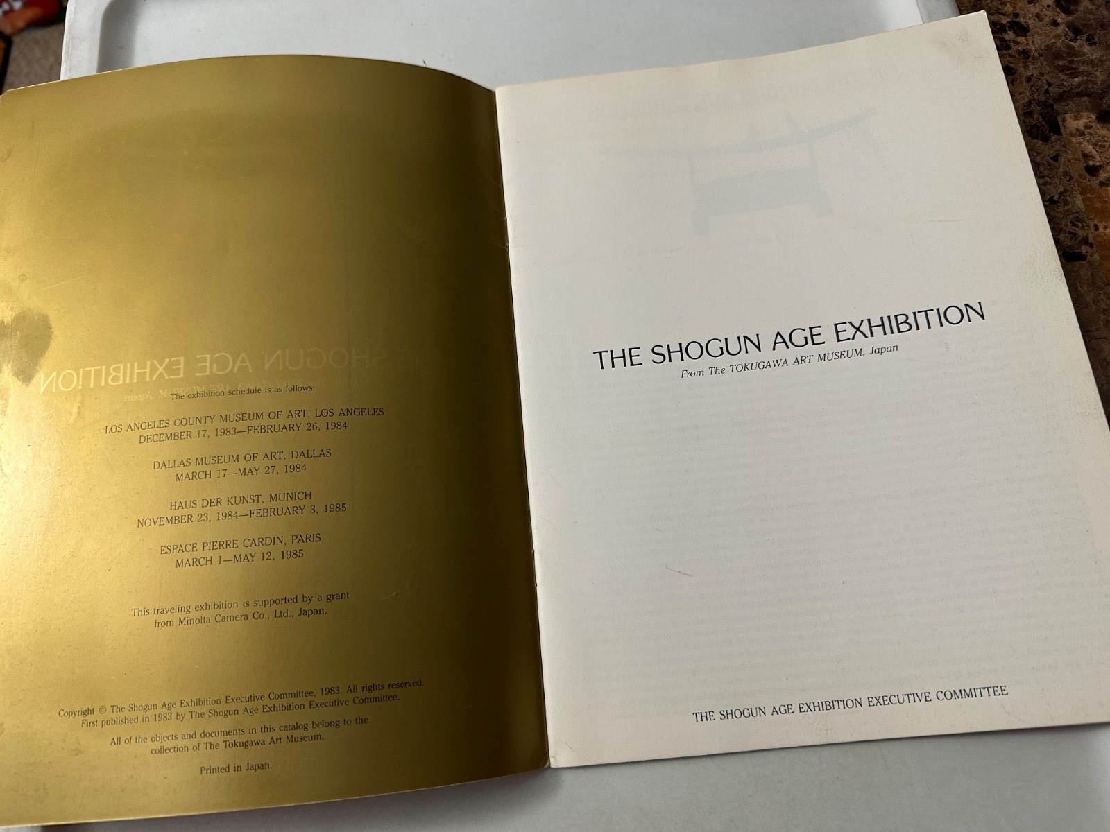 SHOGUN “The Shogun Age Exhibition” Softcover BOOK/Catalog – 1983!