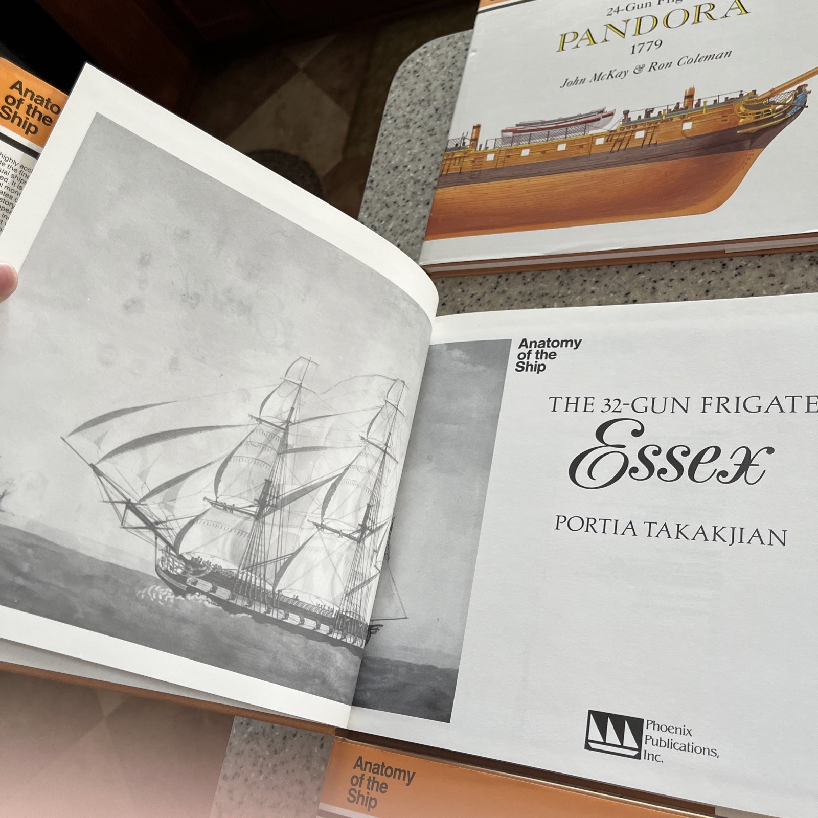 Anatomy of the Ship (Lot of 12) Essex, Diana, Christopher Columbus, Caroline etc