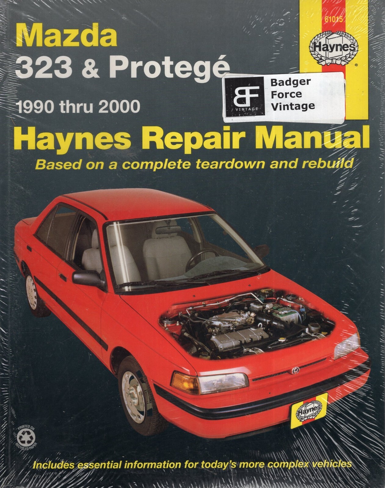 Haynes Manuals Mazda 323 and Protege, 1990-2000 #61015 New MN388