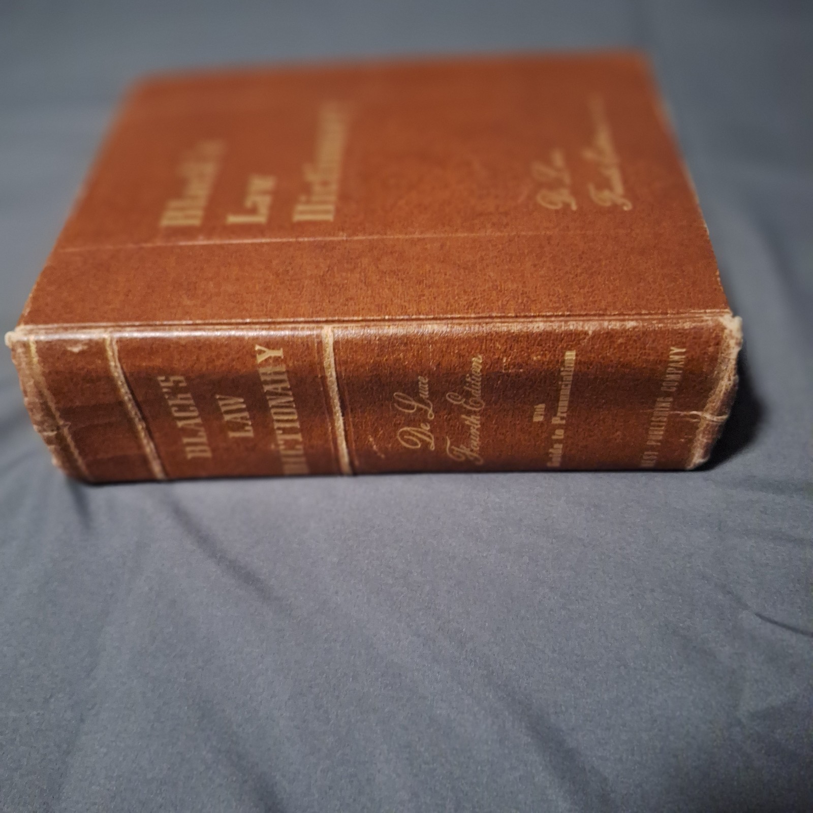 Black’s Law Dictionary De Luxe Fourth Edition 4th Ed 1951 Thumb Indexed Tabbed