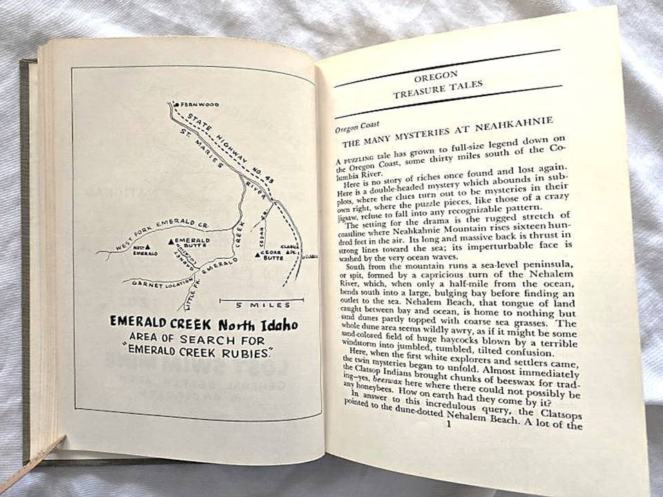 Lost Mines and Treasures of the Pacific Northwest by Ruby Hult 1964 h/c