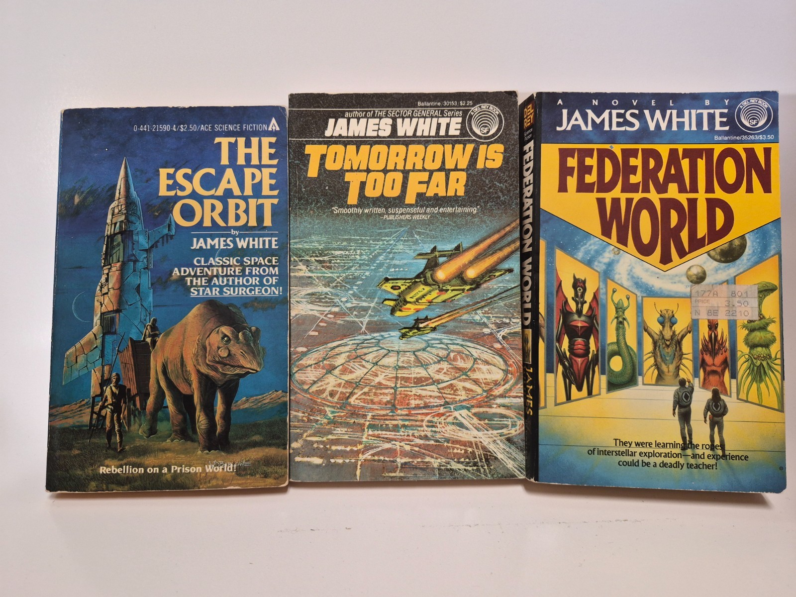 JAMES WHITE Paperback Book Lot of 10, Sector General, and more